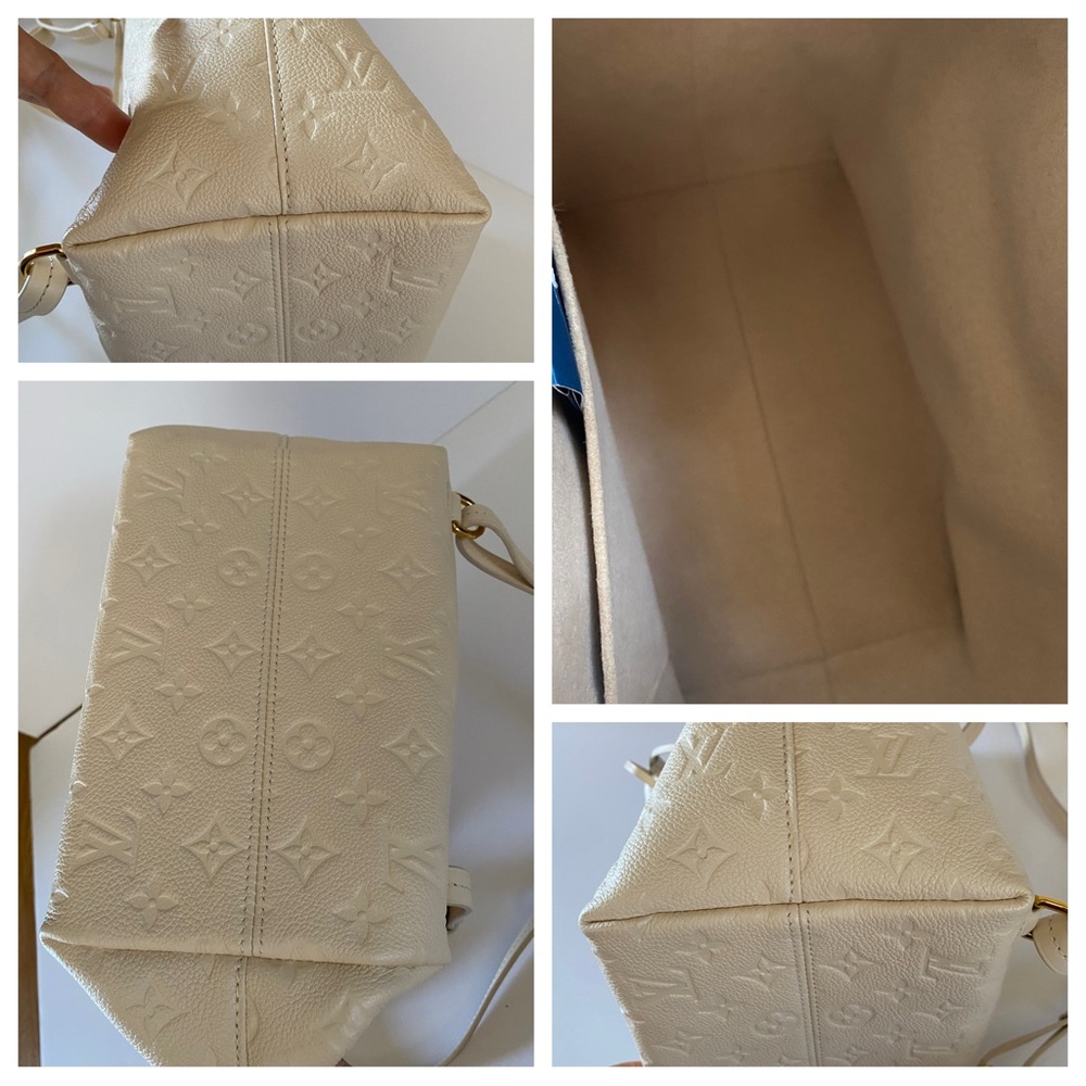 Louis Vuitton montsouris backpack 
❤️white empriente - Picture 16 of 17